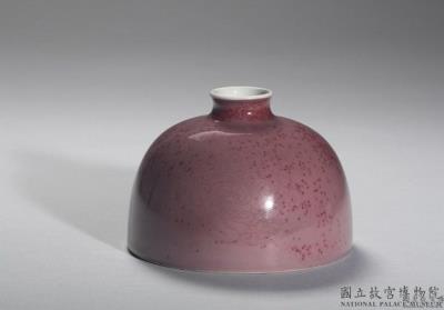 图片[2]-Flat bulbous vase with red glaze, Qing dynasty, Kangxi reign (1662-1722)-China Archive